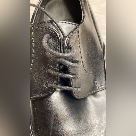 Via Europa Troy Black Leather Bicycle Toe Oxford Lace - Picture 3 of 9